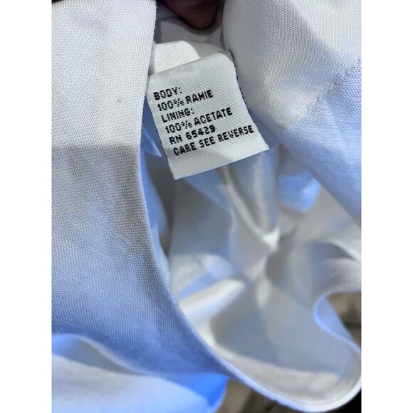 DonnAvinci White 2-Piece Dress & Embroidered Jacket Set Size 18 - Picture 9 of 16